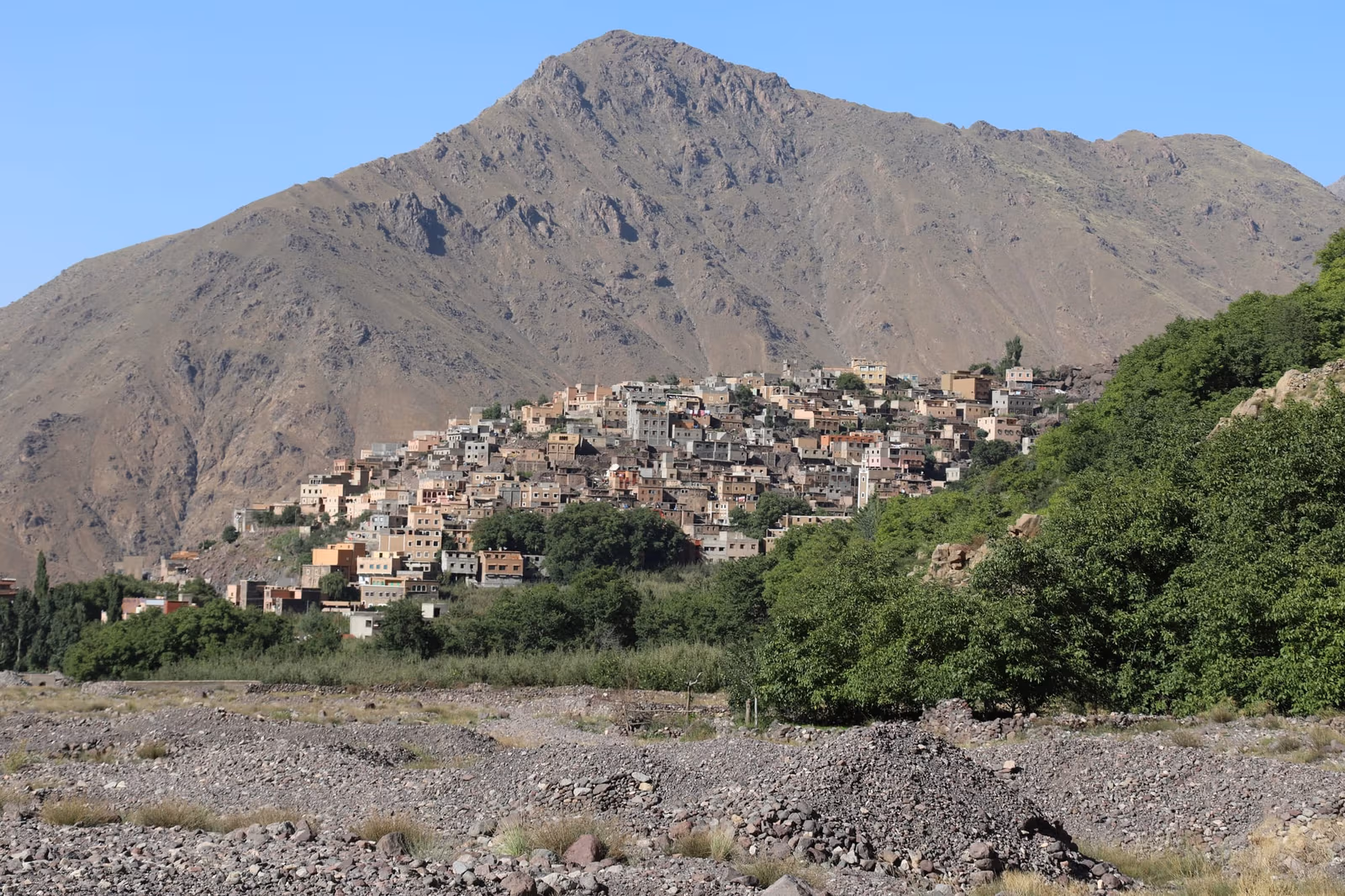 Imlil village at the foot of the Toubkal massif