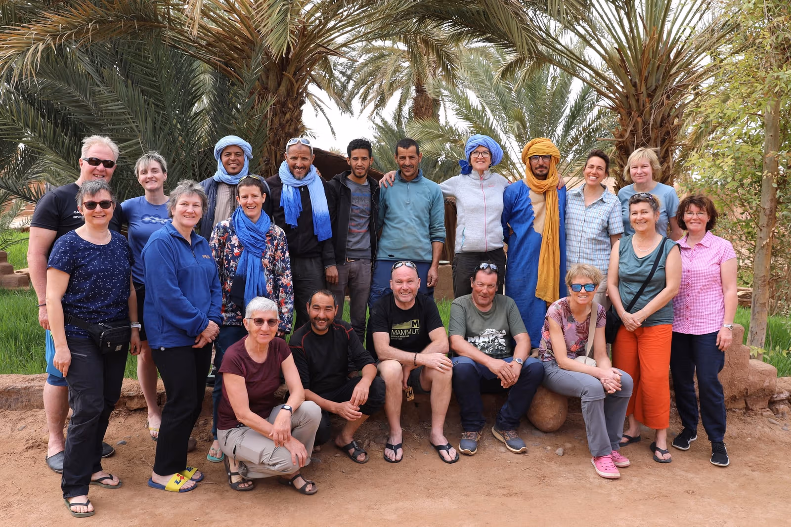 The Azdour family guides and their crew
